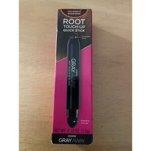 New Unisex Everpro Gray Away Root Touch up Quick Stick Lt Brown to Medium Brown